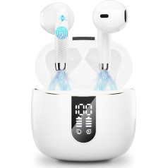 Bluetooth 5.3 austiņas, In-Ear bezvadu austiņas ar 4 mikrofoniem, 48H dziļa basa atskaņošanas laiks, bezvadu austiņas, LED displejs, Bluetooth austiņas ar ENC trokšņu slāpēšanu, IP7 ūdensizturīgas austiņas, sports