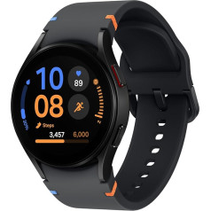 Samsung Galaxy Watch FE, viedpulkstenis ar veselības funkcijām, fitnesa sekotājs, Bluetooth, 40 mm, melns