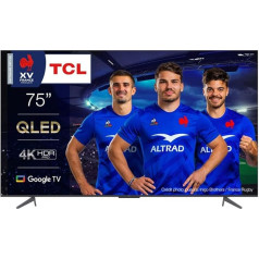 TCL QLED televizors 4K 189 cm televizors 4K QLED 75QLED770 Google TV