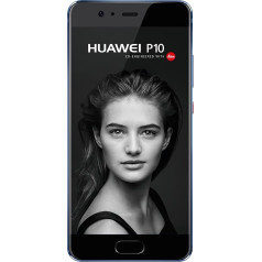 Huawei P10 viedtālrunis (12,95 cm (5,1 Zoll) skārienjūtīgais displejs, 64 GB iekšējā versija, Android 7.0), žilbinoši zils