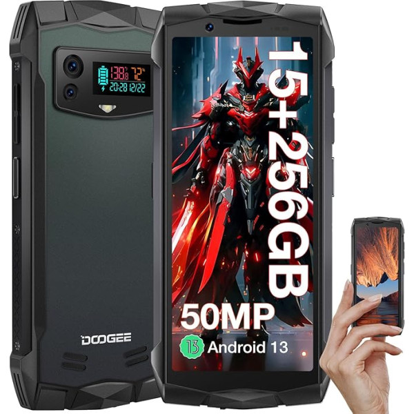 DOOGEE S Mini tālrunis Android 13 Helio G99 15GB+256GB ar iespēju paplašināt 2TB 4,5