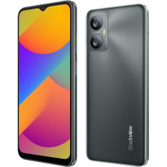 Blackview A52 PRO Mobilais tālrunis bez līguma, 12GB + 128GB (1TB ārējais SD), 6,5 collu 90Hz ūdens pilienu ekrāns, 13MP + 5MP, Dual SIM Android 13 viedtālrunis, 5180 mAh akumulators, sejas atbloķēšana un pirkstu nospiedumi