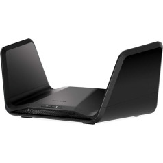 NETGEAR RAX70 WiFi 6 maršrutētājs AX6600 TriBand (8 straumes ar ātrumu līdz 6,6 Gbps, Nighthawk WiFi maršrutētāja pārklājums līdz 175 m², saderīgs ar iPhone 12/13 vai Samsung S20/S21)