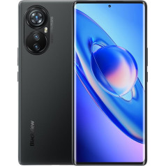 Blackview A200 Pro viedtālrunis 12 GB + 256 GB - Displejs 6,67 collas - 2,4 K AMOLED FHD+ - Kamera 108 MP - Ātrā uzlāde 66 W - Dual SIM - Android 13 - Melns