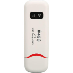 Bezvadu tīkla maršrutētājs, 4G LTE USB pārnēsājamais WiFi maršrutētājs Pocket Mobile Hotspot Bezvadu tīkla viedtālrunis, atbalsta līdz 10 lietotājiem