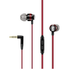 Sennheiser CX 300S In-Ear austiņas ar vienas pogas tālvadības pulti - sarkanas krāsas