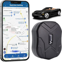 Winnes GPS Tracker bez abonēšanas lietotnes 4G GPS Tracker Auto Strong Magnetic Waterproof 5000 mAh Battery Locator velosipēdu motociklu Anti Loss Alarm, vairāki trauksmes režīmi Tk905 Locator