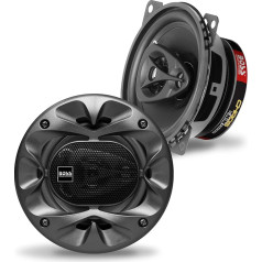 Boss Audio 2 Systems CH4230B 10 cm 4 Inch 3-Way Coaxial Speaker Black 112.5 Watt RMS and 225 Watt Max. Impedance 4 Ohm Doors Car Doors Rubber Suspension Pair