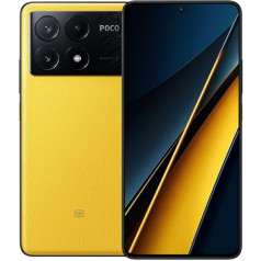 Xiaomi Poco X6 Pro viedtālrunis 8+256GB 4 nm procesors 64 MP trīskāršā kamera (dzeltens)