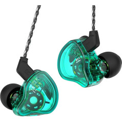 CCZ Melody Inear vadu spēļu austiņas 1DD 1BA Hybrid Driver In-Ear austiņas IM Earbuds HiFi Bass ar ausu sprauslām 4N OFC kabelis bungu studijas montāžai PC Gaming