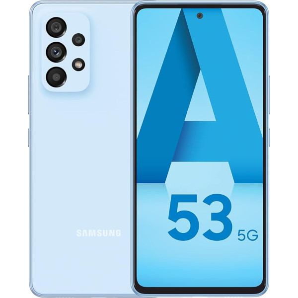 Samsung A536B/DS Galaxy A53 5G, Dual, 128GB, 6GB RAM, satriecoši zils