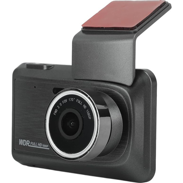 WiFi Dual Dash Cam, 1920 x 1080P automašīnas kamera ar 4 collu displeju, mobilā tālruņa noteikšana, cilpa, gravitācijas sensors, 24 stundu autostāvvietas režīms, atbalsta 64 GB Max