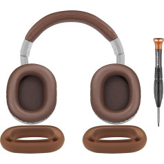 SOULWIT austiņu spilventiņi + austiņu aproces lente + apvalks Silikona spilventiņu apvalks Aizsardzības rezerves komplekts austiņām Audio Technica ATH M40, M40X, austiņu aproces spilventiņu un austiņu spilventiņu rezerves daļas remontam