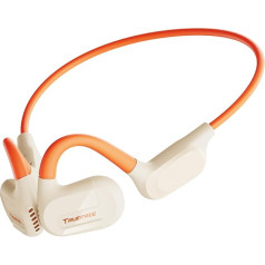 truefree F2 Open Ear austiņas Air Line Bluetooth 5.3 bezvadu austiņas sportam, 4 mikrofoni, skaidri zvani, 15 stundu atskaņošanas laiks, 16,2 mm uzlaboti basi, daudzpunktu savienojums (bēšs)