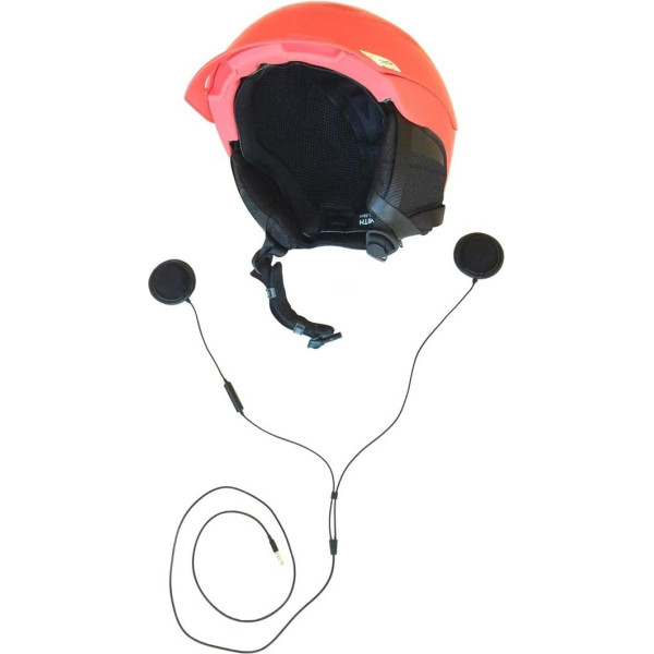 KOKKIA iGear : MFI-Helm-Kopfhörer + Mikrofons. Stereo-Kopfhörer & Mikrophon für Sport- & Motorradhelme, Fernbedienung für alle iPod, iPhone, iPad und Macs, die Fernbedienungen unterstützen.