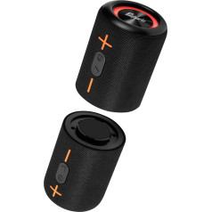 CYBORIS 2 in 1 pārnēsājams sadalāms Bluetooth skaļrunis, ūdensizturīgs sadalāms bezvadu Bluetooth skaļrunis V5.3 ar 20 W skaļu stereo skaņu, 24 h atskaņošanas laiks, patiesi bezvadu savienojums mājās