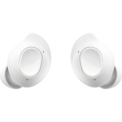 Samsung Galaxy Buds FE bezvadu Bluetooth austiņas, aktīvā trokšņu slāpēšana (ANC), ērti pieguļošas, 3 mikrofoni, skārienvadība, dziļi basi, komplektā ietilpst lādēšanas kabelis, baltas krāsas