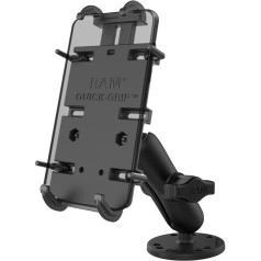 Ram Mounts UNPKD RAM Quick-Grip XL universālais turētājs ar apaļu, W126108971 (universālais turētājs ar apaļu stiprinājuma bāzi)