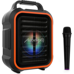 Audibax Denver Combo 6 Portable Sistema Bluetooth Con Battery Recargable y Micrófono Inalámbrico