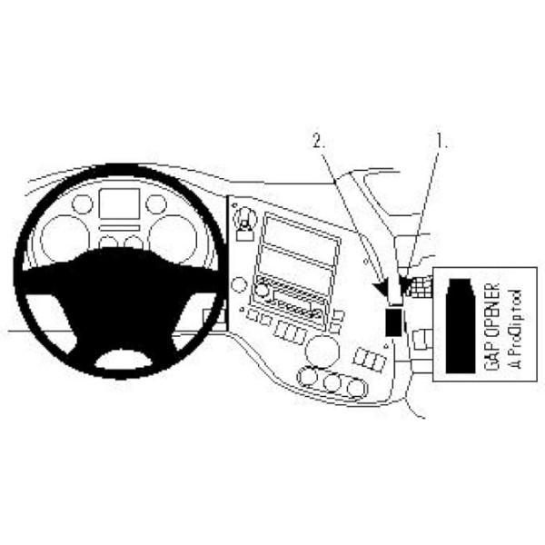 Brodit 853988 Proklip stiprinājums DAF XF