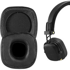 Rezerves ausu spilventiņi austiņām Marshall Major III Wireless On-Ear Headphones, Major 3 Soft Foam Ear Pads, ausu spilventiņi, austiņas, melni