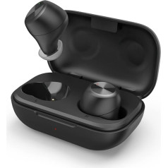 Thomson Bluetooth austiņas (True Wireless In-Ear austiņas ar mikrofonu, austiņas ar uzlādes staciju, vieglas bezvadu austiņas ar balss asistentu un skārienvadību, IPX4, Bluetooth)