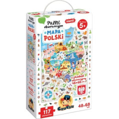 Novērošanas puzzle Polijas karte