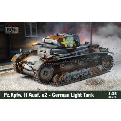 Plastikāta modelis pz.kpfw ii ausf. a2 Vācu vieglais tanks 1/35