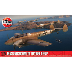 Plastikāta modelis messerschmitt bf 110e/e-2 trop 1/72