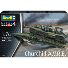 Plastmasas modelis Churchill a.v.r.e 1/76