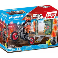 Stunt show figūru komplekts 71256 starter pack stunt show ar uguns sienu