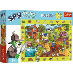 Puzzle 24 gabaliņi novērošanas spiegu puisis ferma