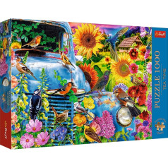 Puzzle 1000 gabaliņu premium plus kvalitātes lauku idille: Dziedošie putni