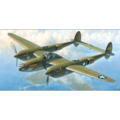 Lockheed p-38 f/g lightning plastmasas modelis