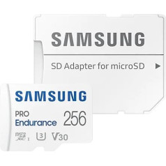 Microsd atmiņas karte mb-mj256ka/eu pro endurance 256gb + adapteris