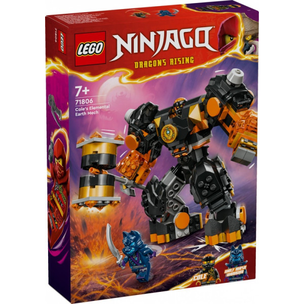 Ninjago ķieģeļi 71806 zemes elements sūnas colea