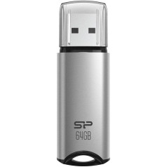 Flash atmintinė marvel m02 64gb usb 3.2 spalvota sidabrinė alu (sp064gbuf3m02v1s)