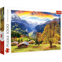 Puzzle 1000 elementi gleznains kalnu ciems