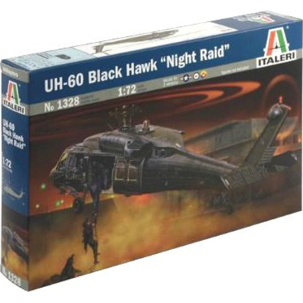 Plastmasas modelis uh-60/mh60 black hawk night raid