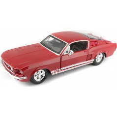 Saliktais modelis ford mustang gt 1967 1/24 sarkans