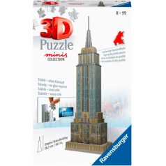 Puzzle 3d mini ēkas. impērijas štata ēka