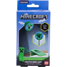 Minecraft lasīšanas lampa - creeper