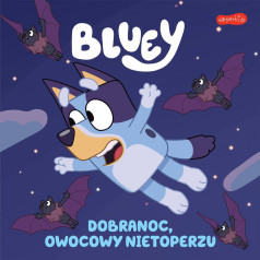 Bluey grāmata. labu nakti, augļu sikspārnis. mana lasāmviela