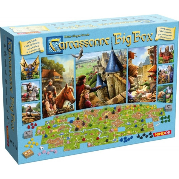 Spēle carcassonne big box 6 lv