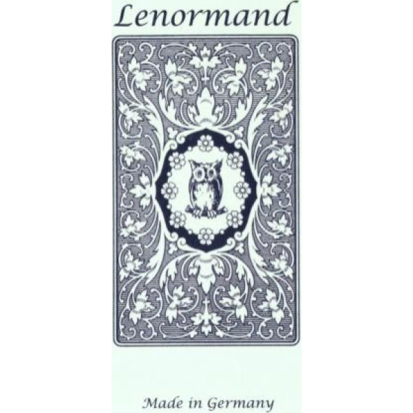 Taro kārtis mlle lenormand zilā pūce gb