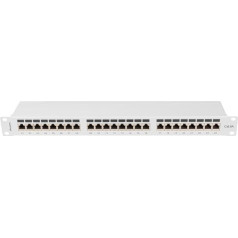 Patchpanelis 24 port 1u cat6a ec. ppsa-1024-s pelēks