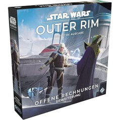 Fantasy Flight Games Star Wars Outer Rim — Open Bills | Paplašināšana | Ekspertu spēle | Galda spēle | 1-4 spēlētāji | No 13+ gadiem | 120+ minūtes | vācu