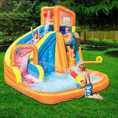 Bestway® H2OGO!™ Turbo Splash ūdens parks ar nepārtrauktu pūtēju, 365 x 320 x 270 cm