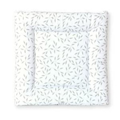 Bianconiglio Kids ® FLAFFI: drošs un kvalitatīvs pārģērbšanās paklājiņš veļas mazgājamai mašīnai un plakanām virsmām, 60 x 60 cm, ražots Itālijā ar 4 augstām malām optimālai noturēšanai (SALIX lapa, salvija)