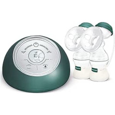 ACwiwil elektriskais krūts sūknis, vienguļamā gulta, USB uzlādējams nesāpīgs pārnēsājams ar masāžas režīmu un sūknis ar LED displeju, atmiņas funkcija, īpaši kluss, bez BPA, rozā